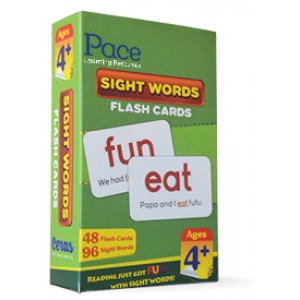 Pace LR Sight Words Flash Cards (4 yrs)