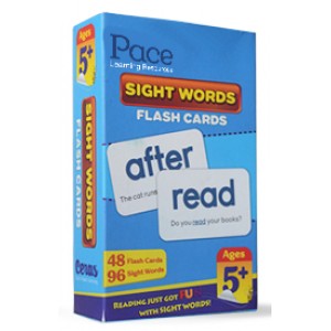 Pace LR Sight Words Flash Cards (5 yrs)